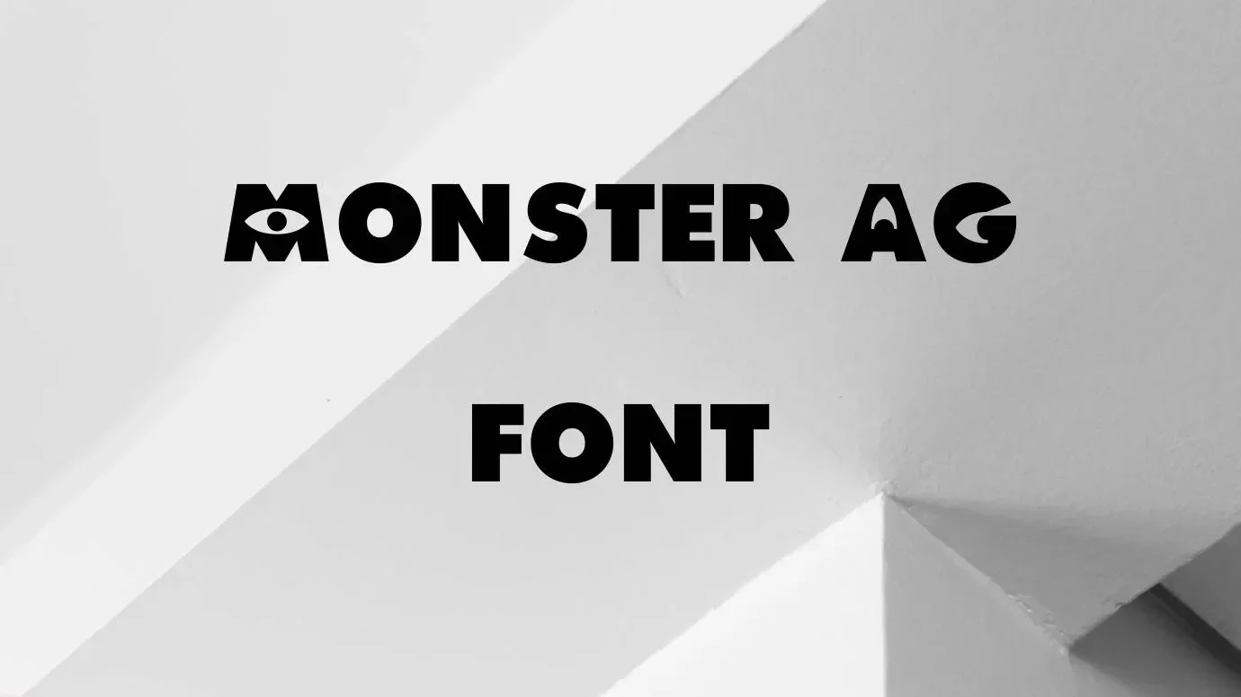 Monster Ag Font Feature