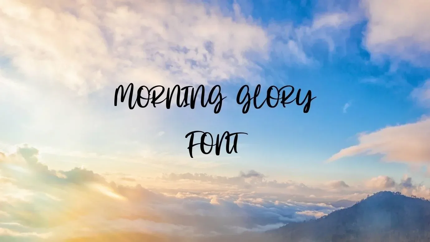 Morning Glory Font Feature