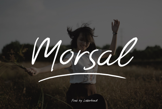 Morsal Handmade Font - Morsal Handmade Font Free Download