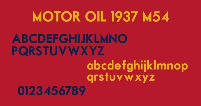 motor font - Motor Font Free Download