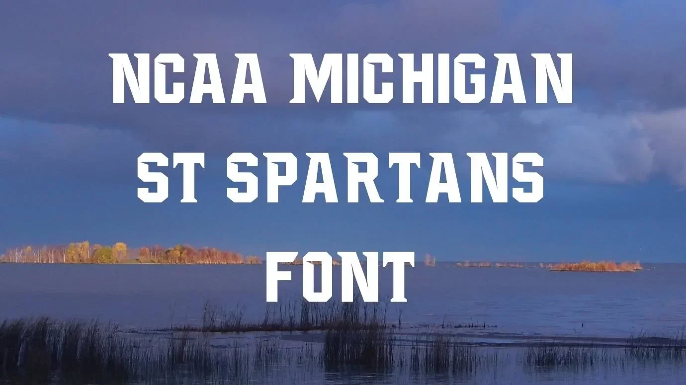 Ncaa Michigan St Spartans Font Feature