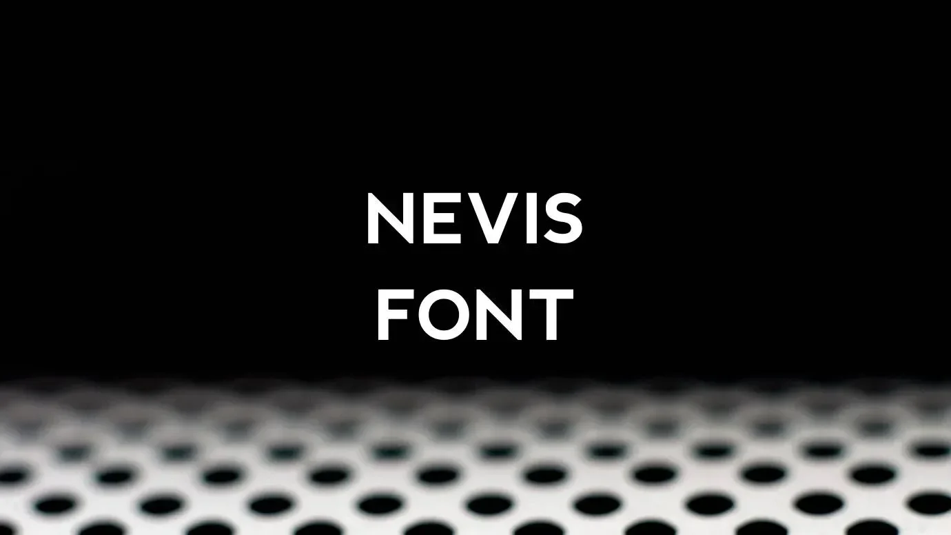 Nevis Font Feature