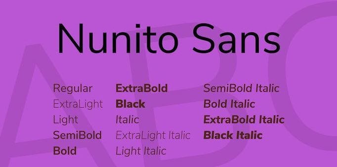 nunito sans - Nunito Font Free Download