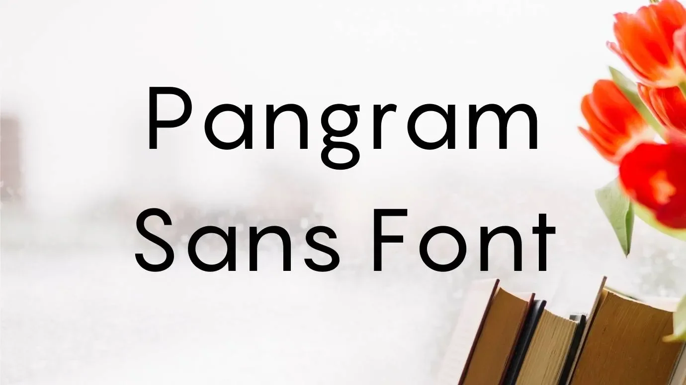 Pangram Sans Font Feature