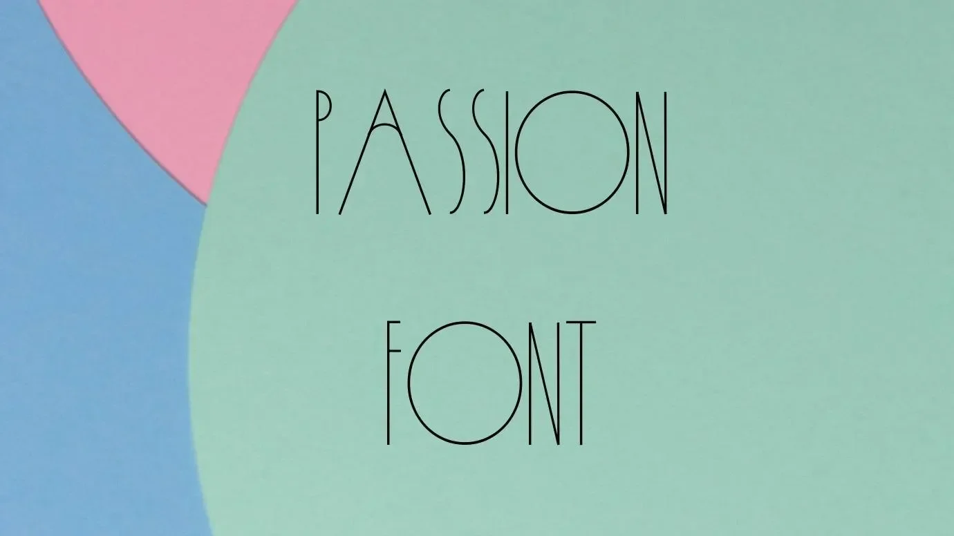 Passion Font Feature