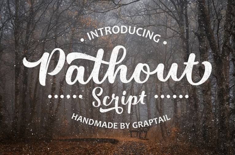 Pathout Script Font