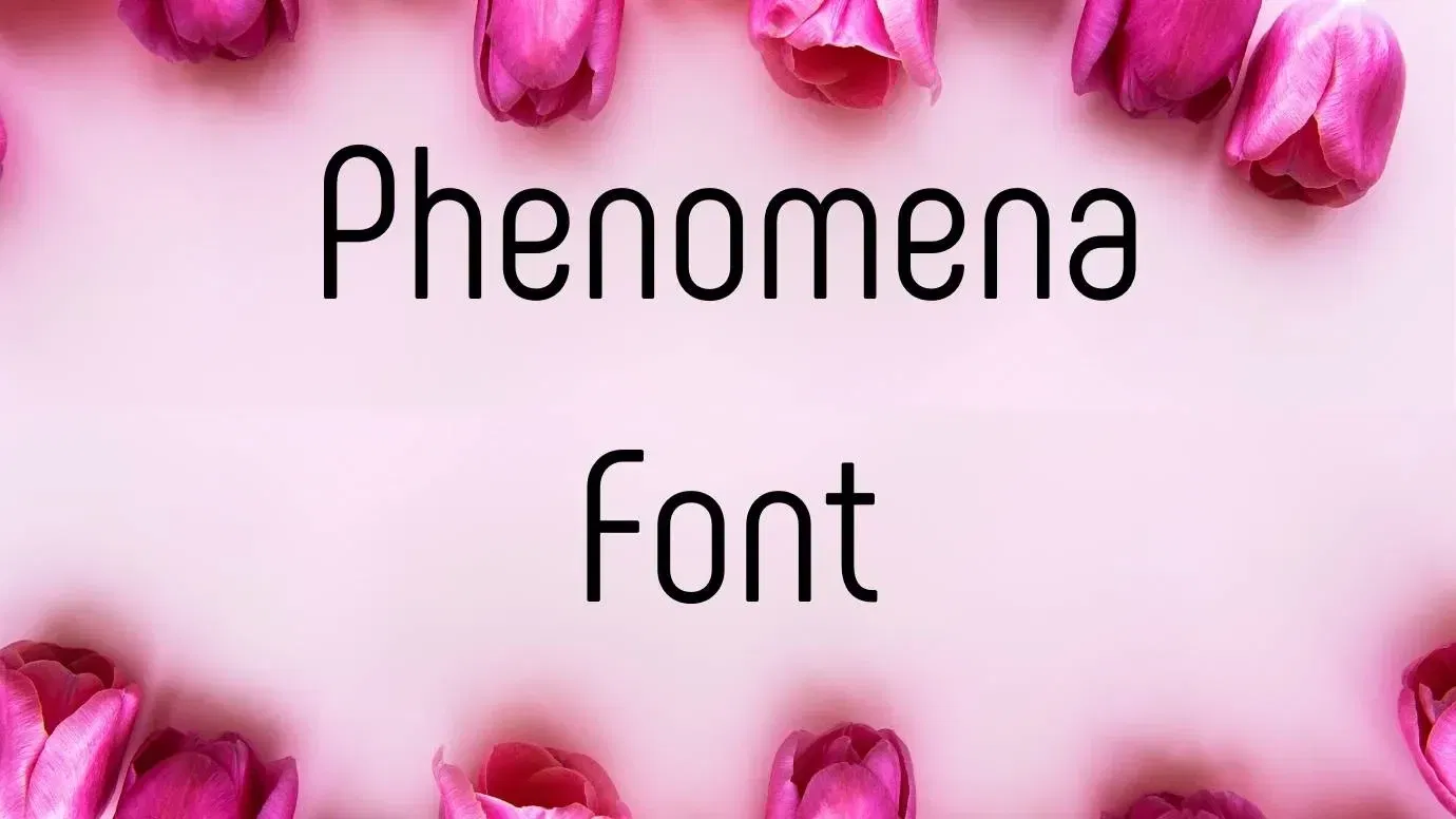 Phenomena Font Feature