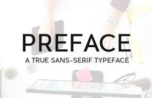 Preface Typeface