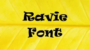 Ravie Font Feature