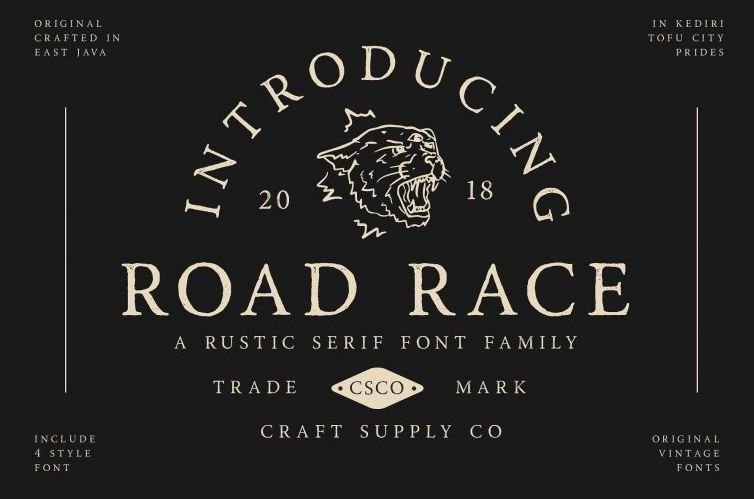 road race font - Road Race Typeface Free Download