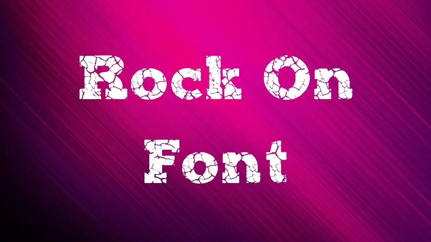 Rock On Font Feature