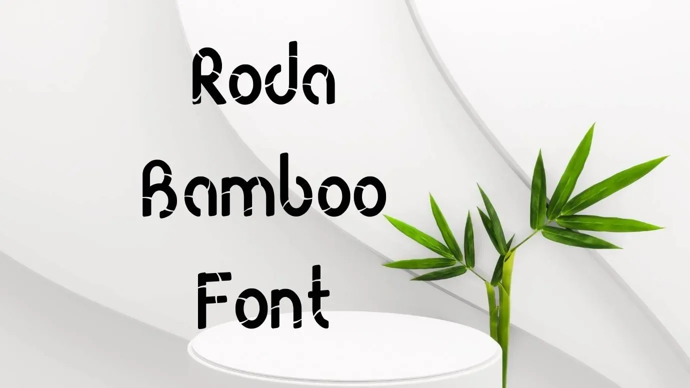 Roda Bamboo Font Feature1