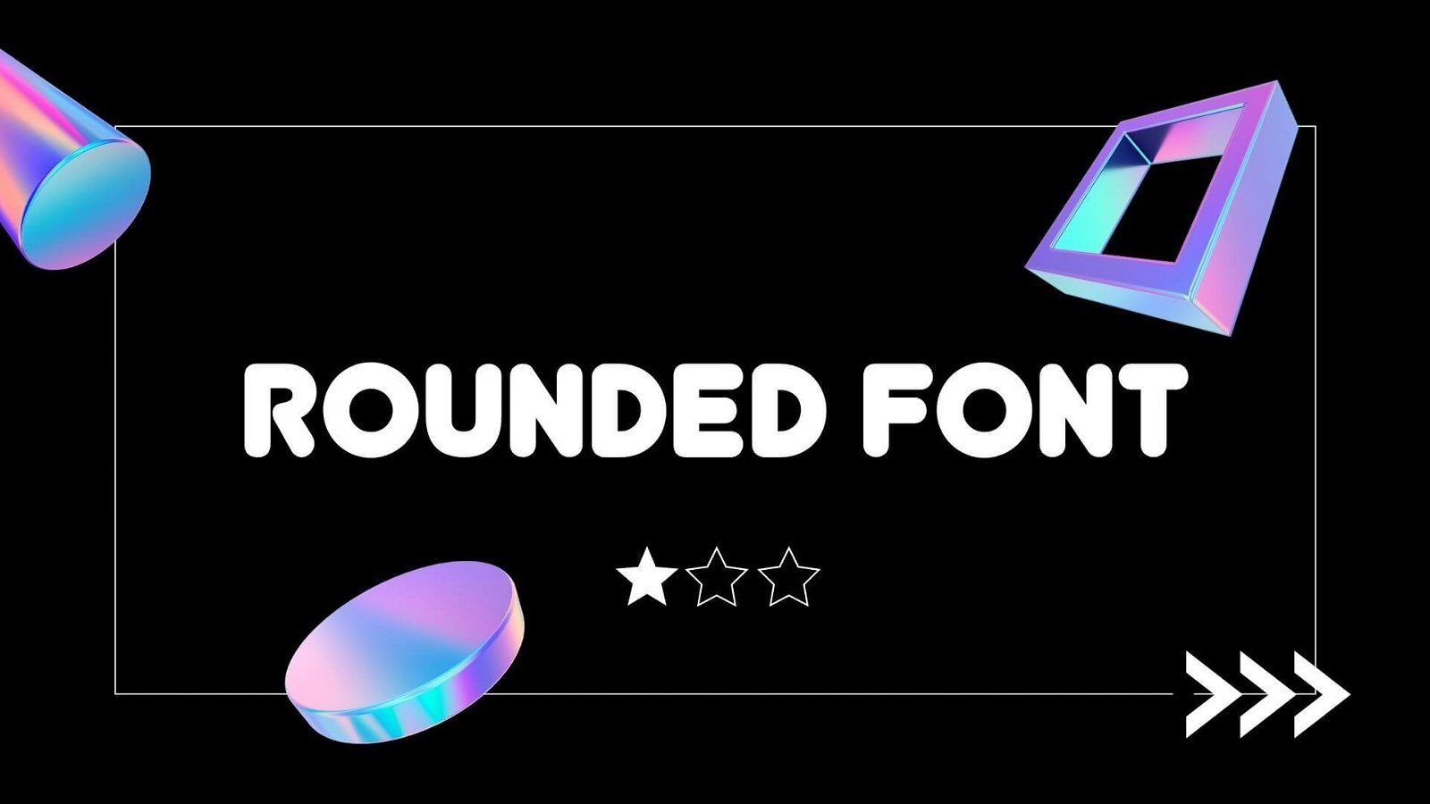 Ronded Font