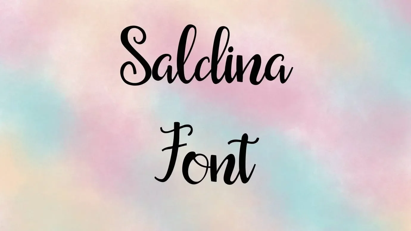 Saldina Font Feature