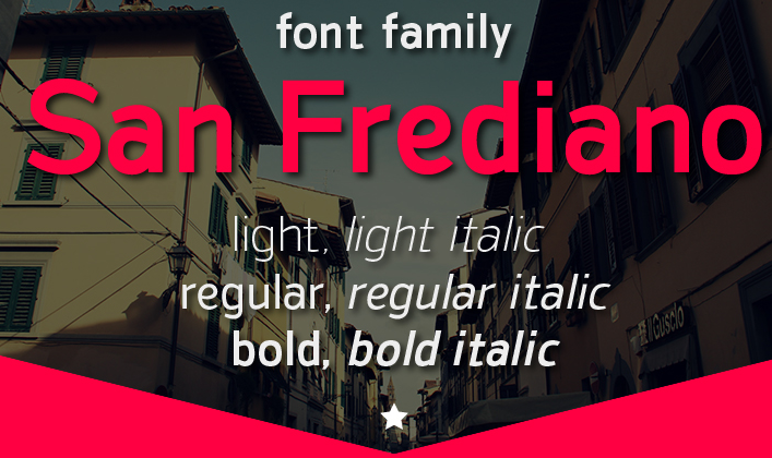 San Frediano Font Family