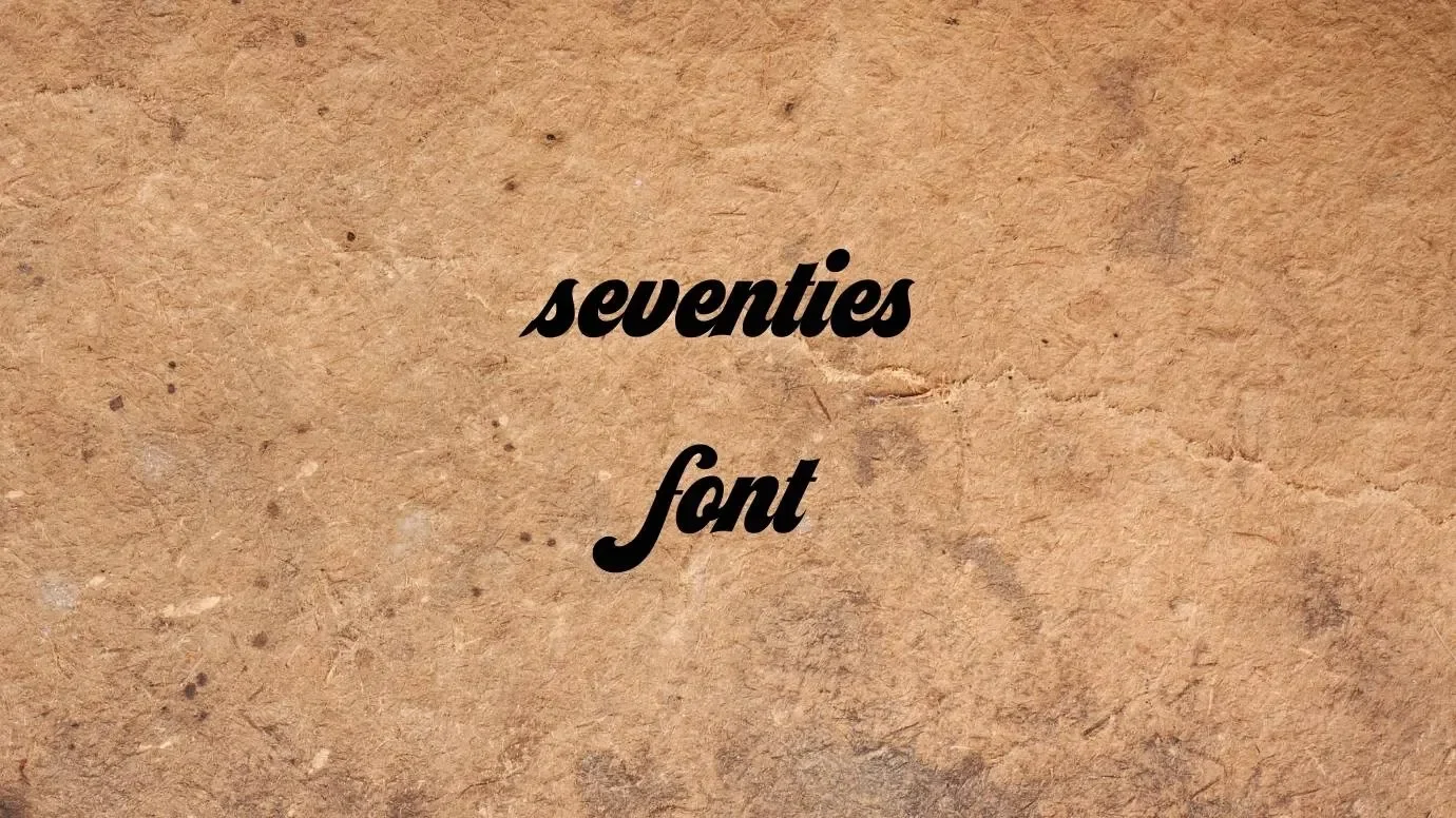 Seventies Font Feature