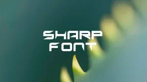Sharp Font Feature