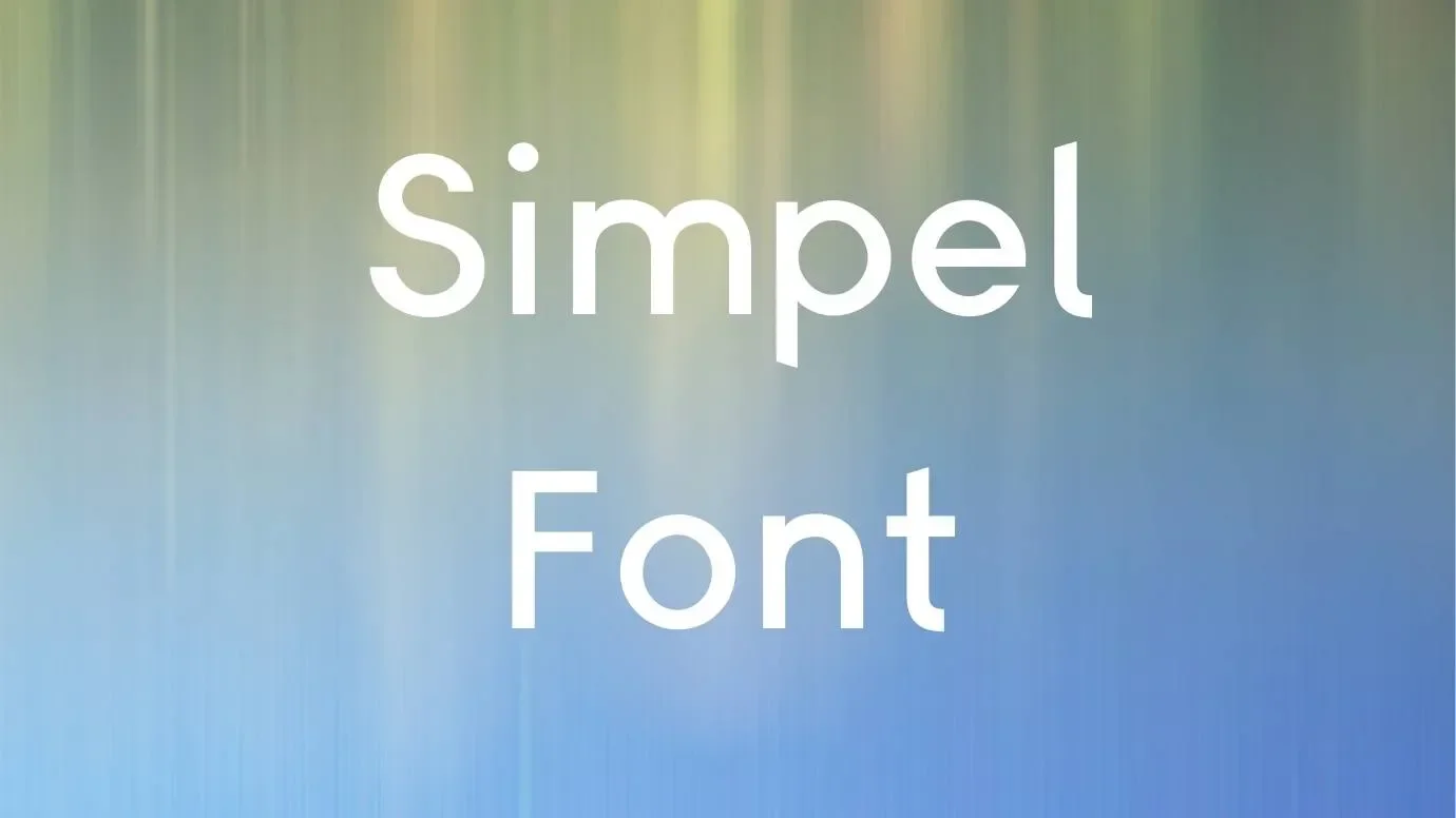 Simpel Font Feature