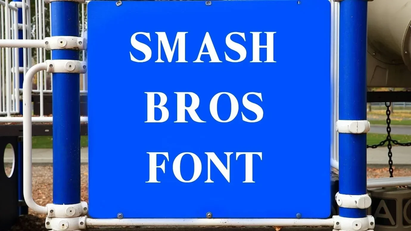 Smash Bros Font Feature