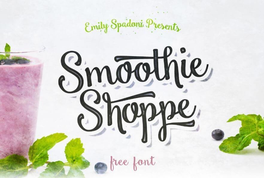 smoothie shoppe font - Smoothie Shoppe Script Font Free Download