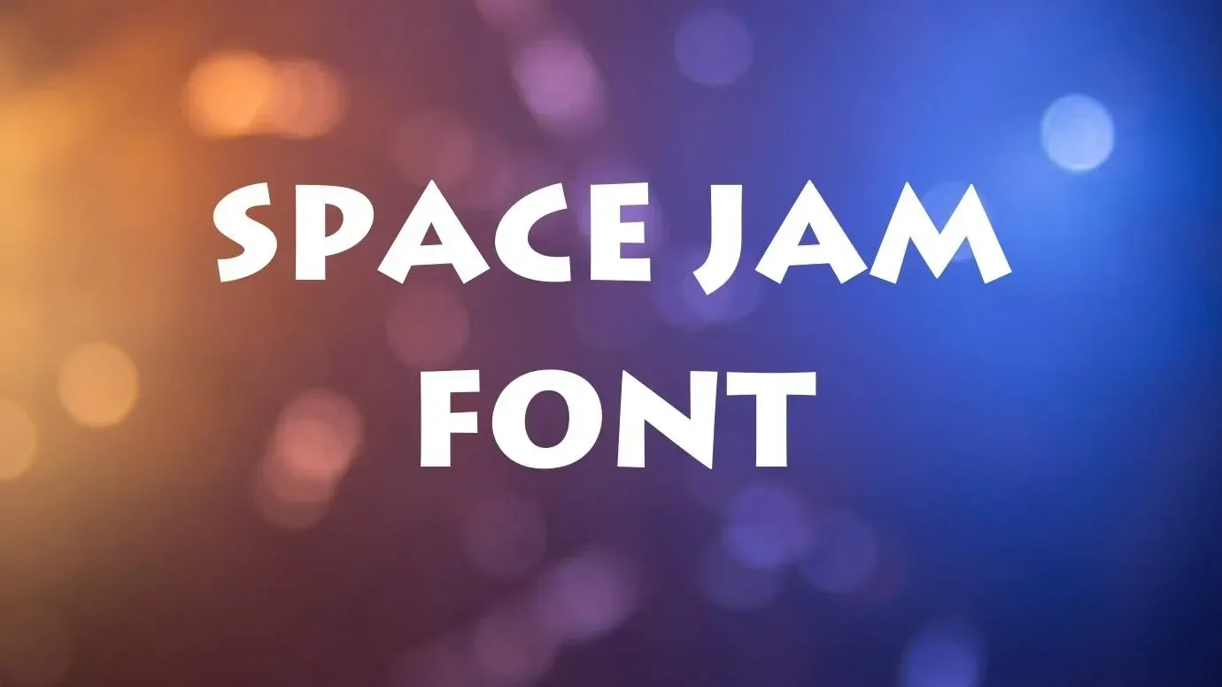 Space Jam Font Feature
