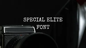 Special Elite Font Feature