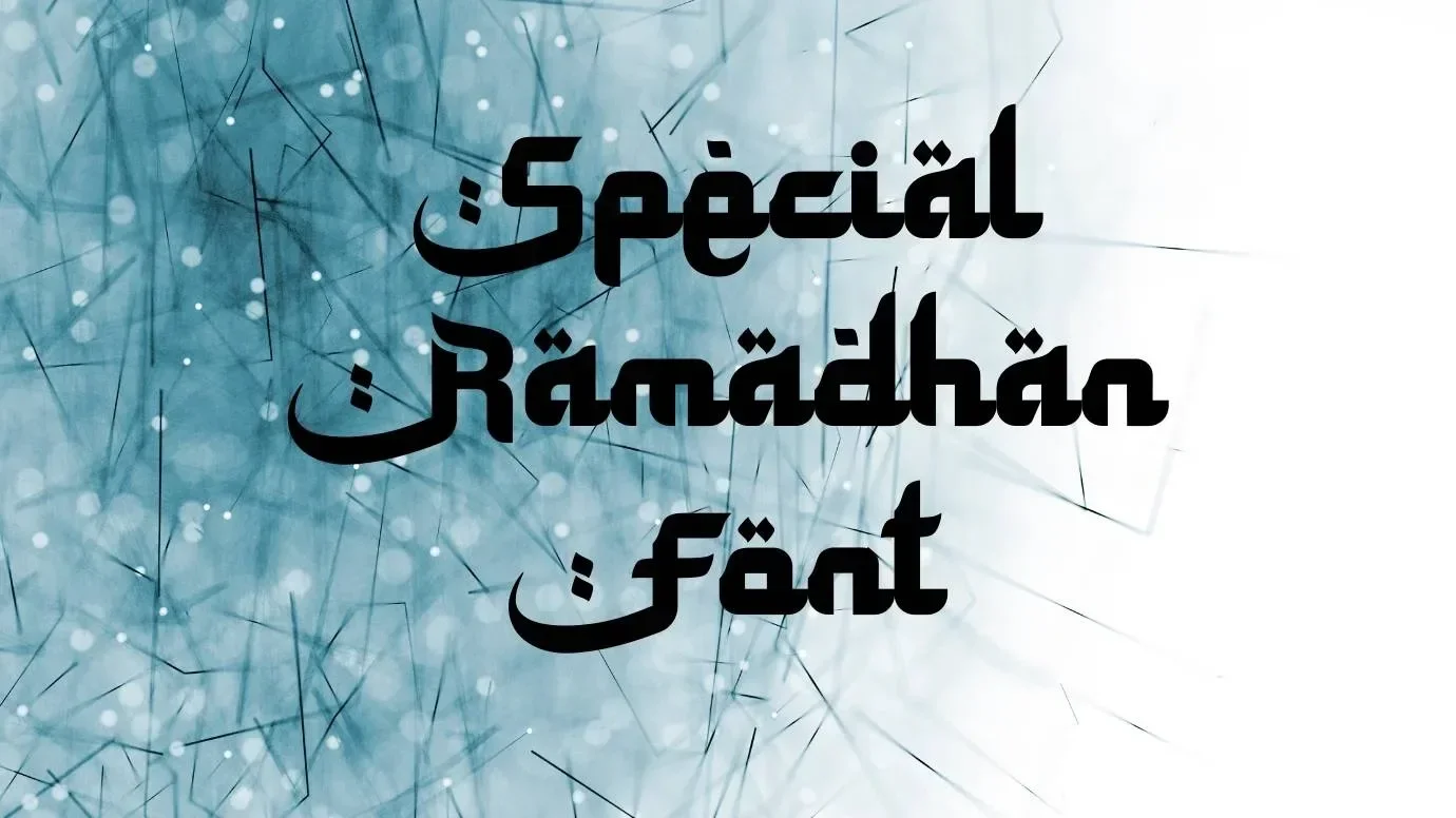 Special Ramadhan Font Feature