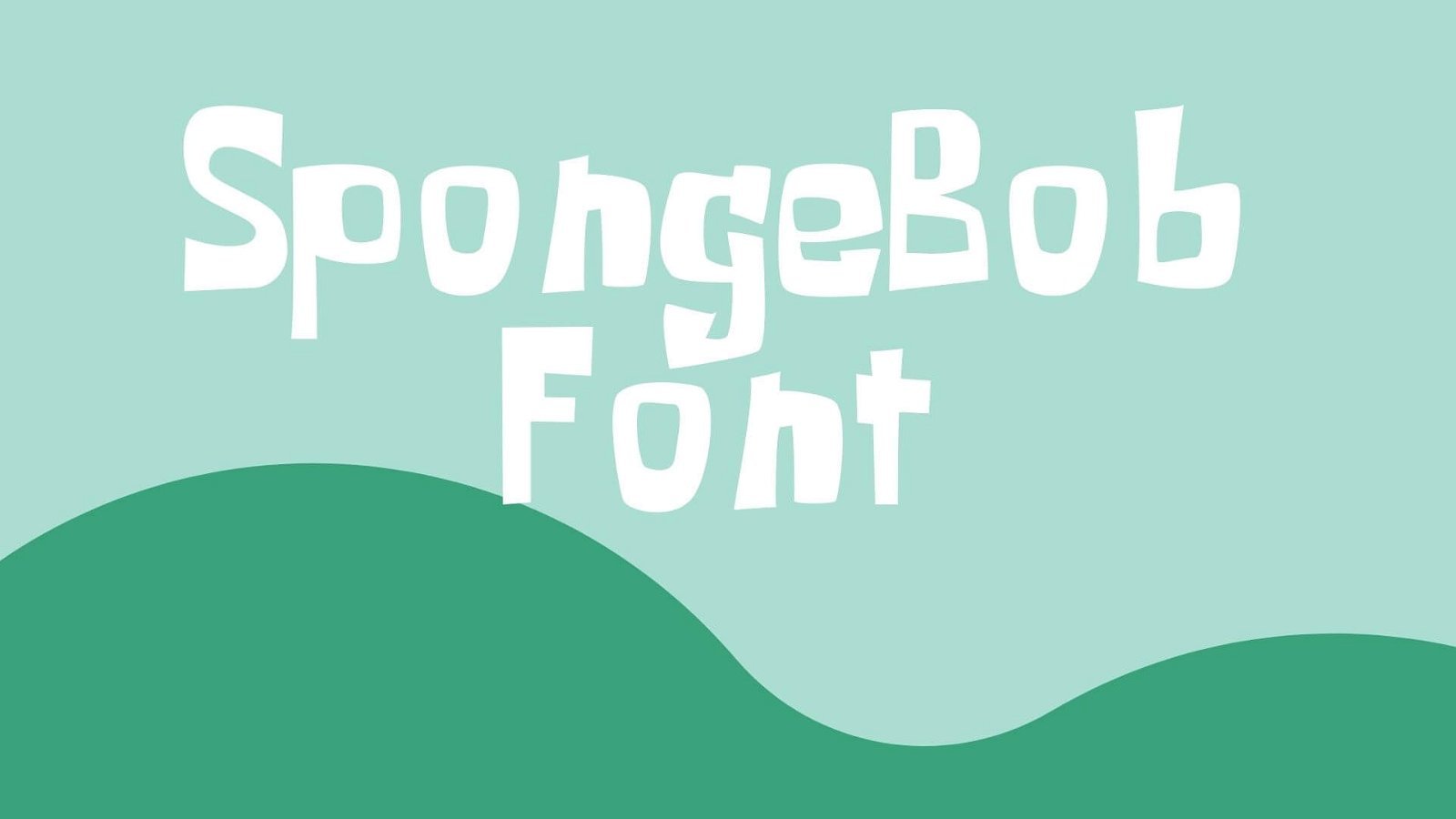 Spongbob Font