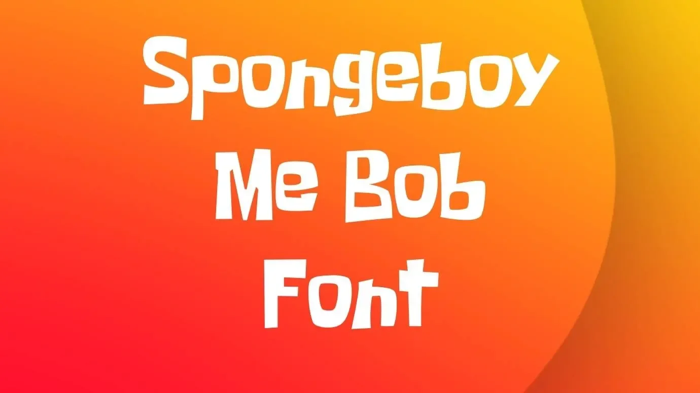 Spongeboy Me Bob Font Feature