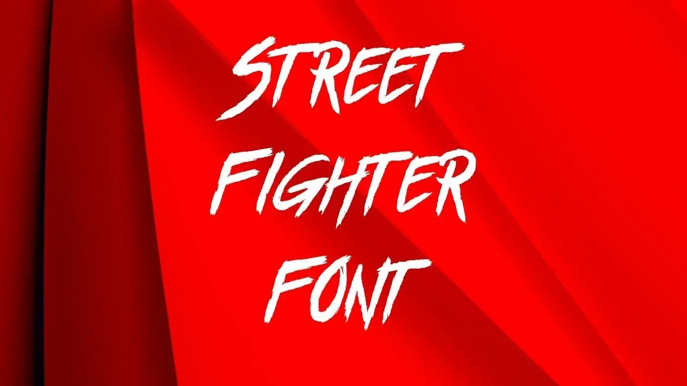 Street Fighter Font Feature