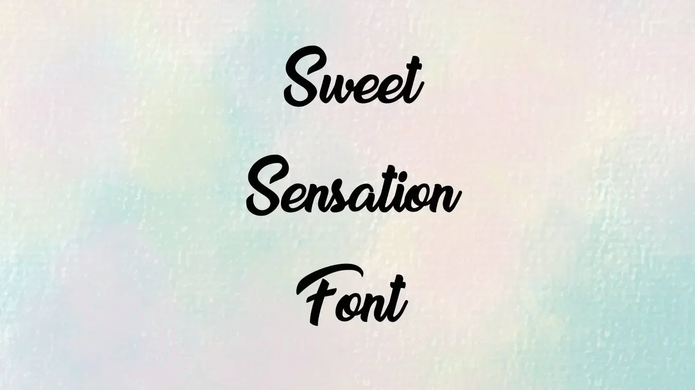 Sweet Sensation Font Feature