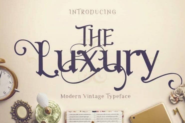 The Luxury Font