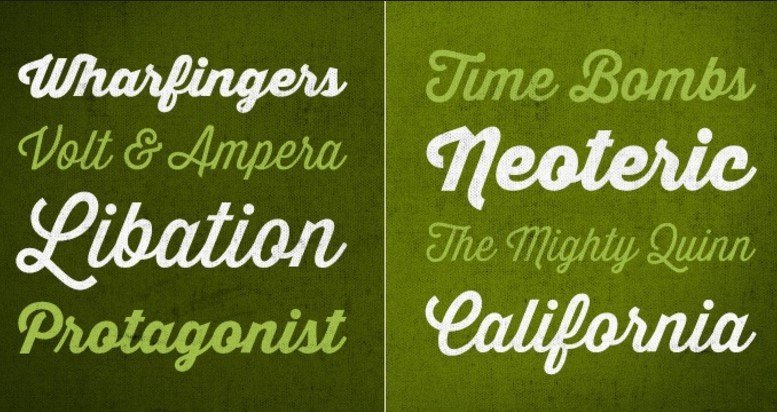 Thirsty Script Font Family