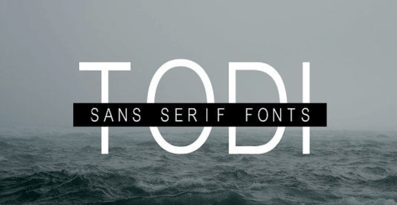 Todi Sans Font