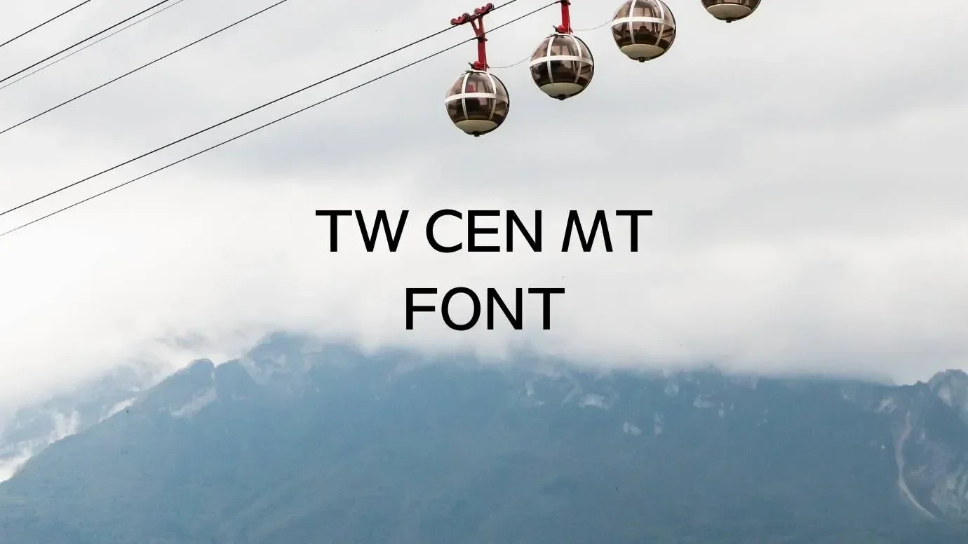 Tw Cen Mt Font Feature