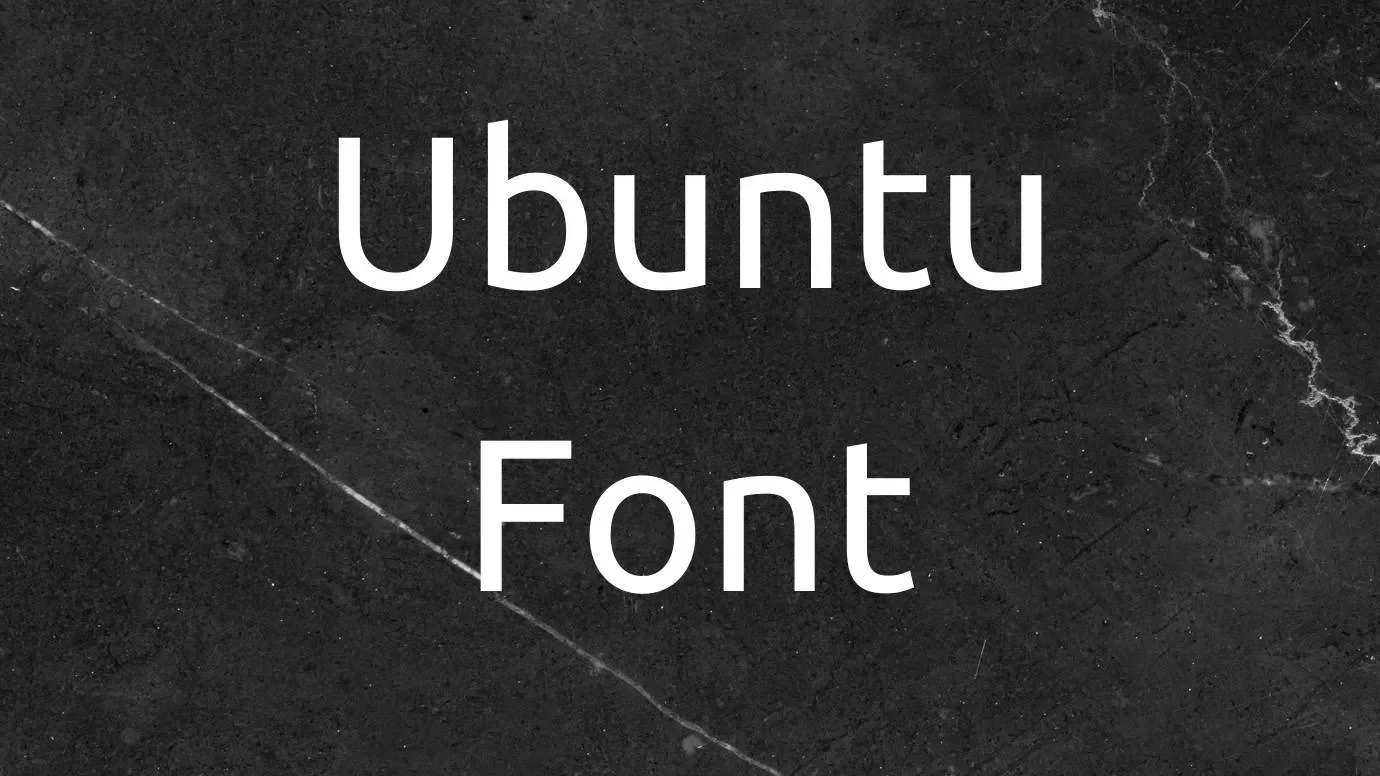 Ubuntu Font Feature