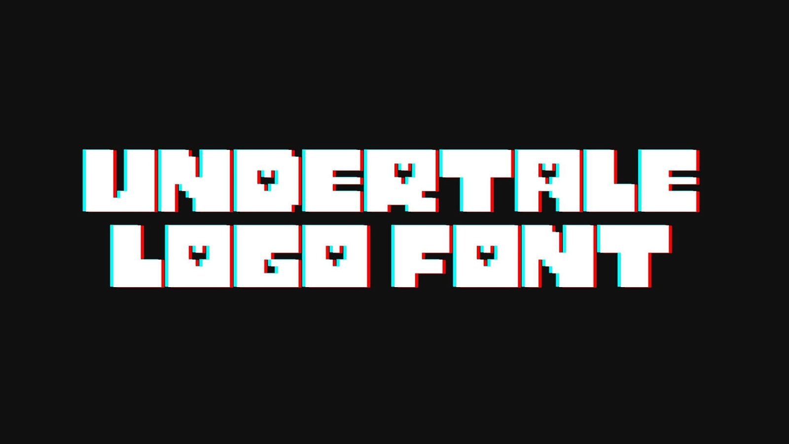 Undertale Logo Font