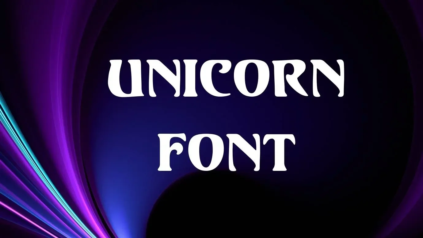 Unicorn Font Feature
