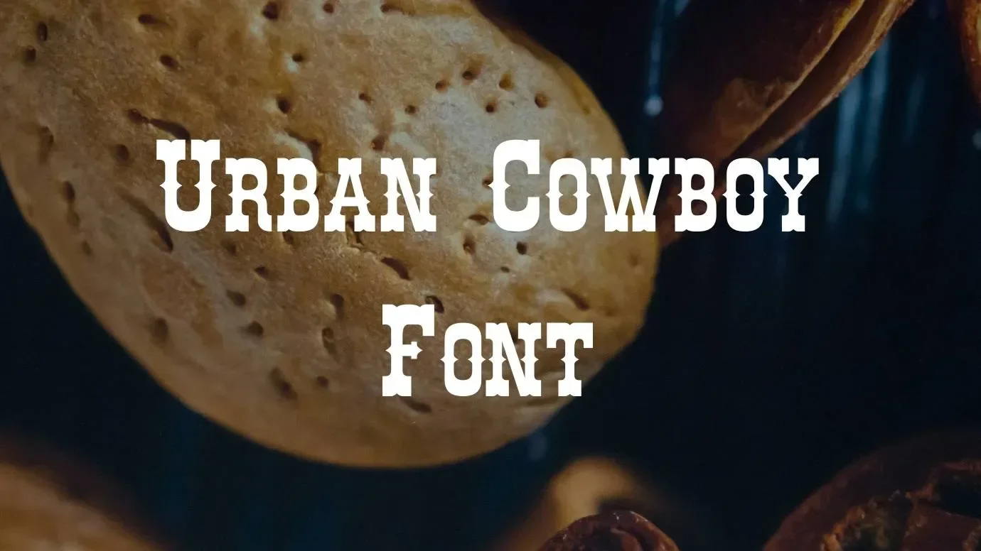 Urban Cowboy Font Feature