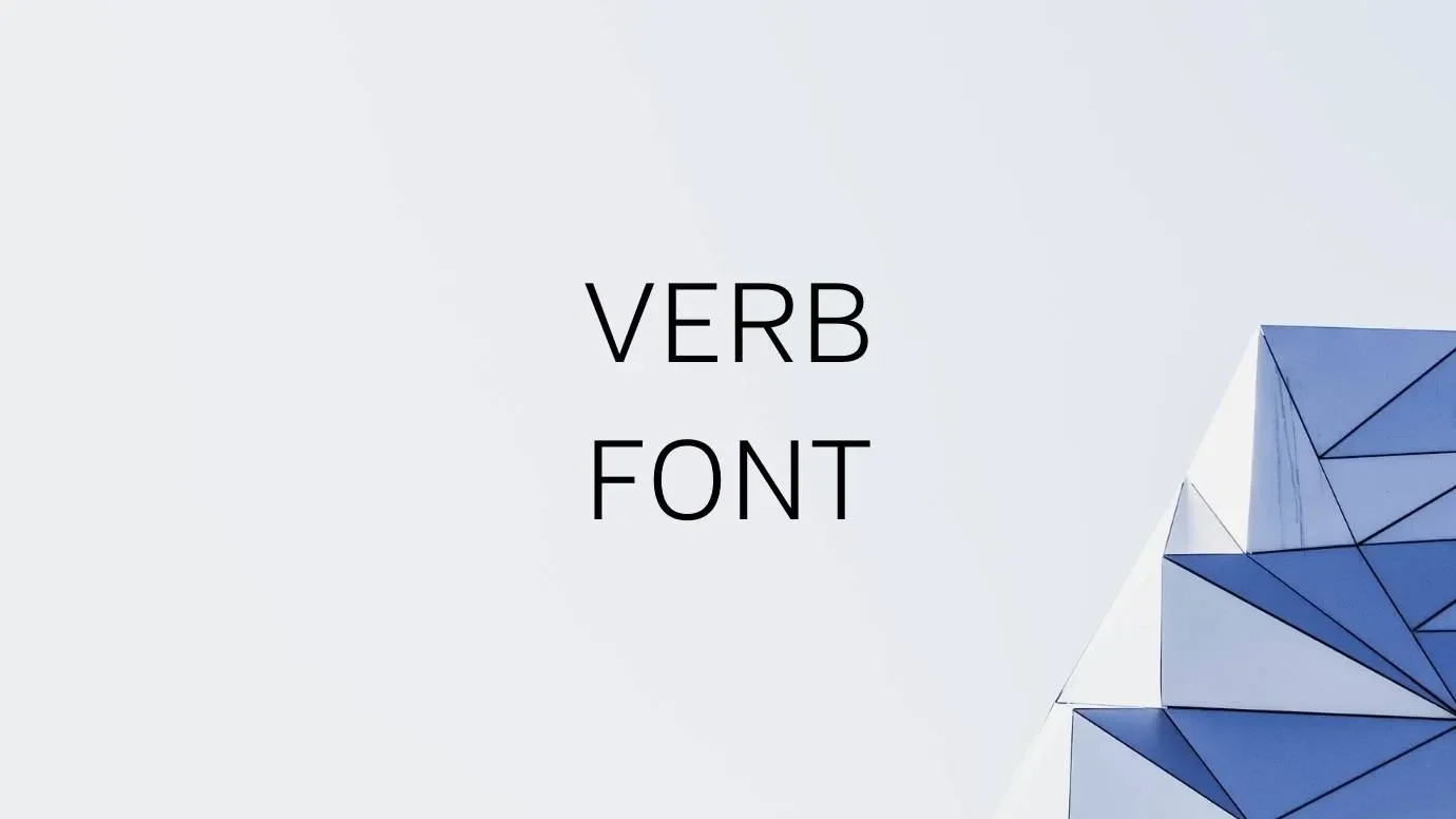 Verb Font Feature