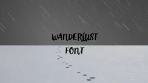 Wanderlust Font Feature
