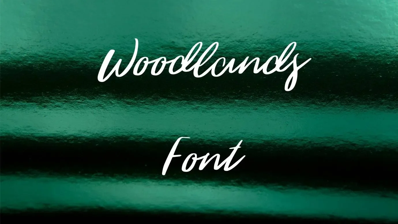 Woodlands Font Feature