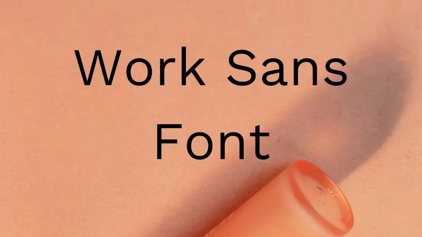 Work Sans Font Feature