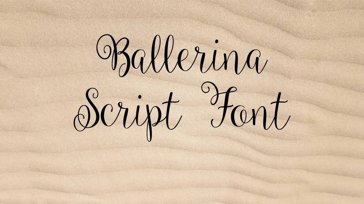 Ballerina Script Font