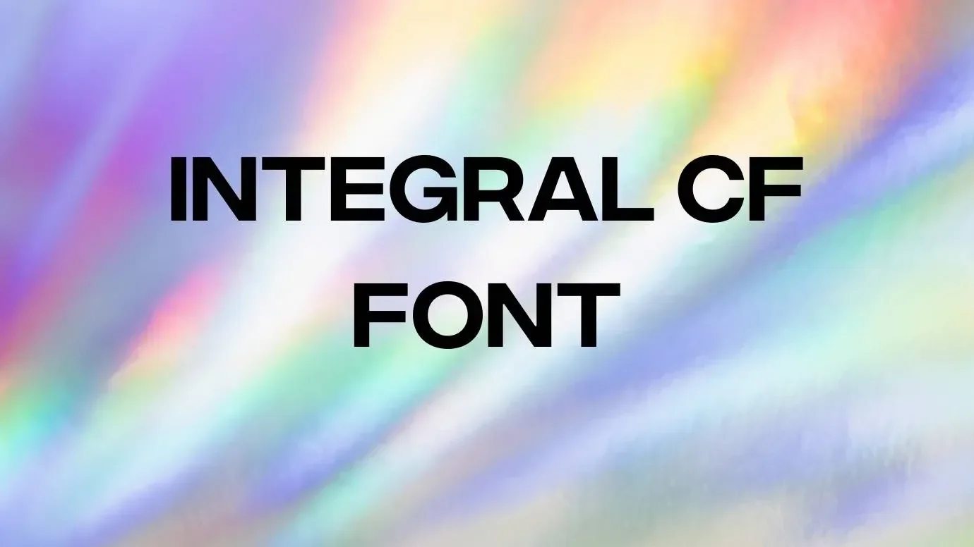 Integral Cf Font