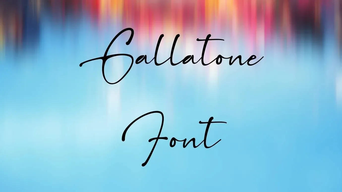 Gallatone Font