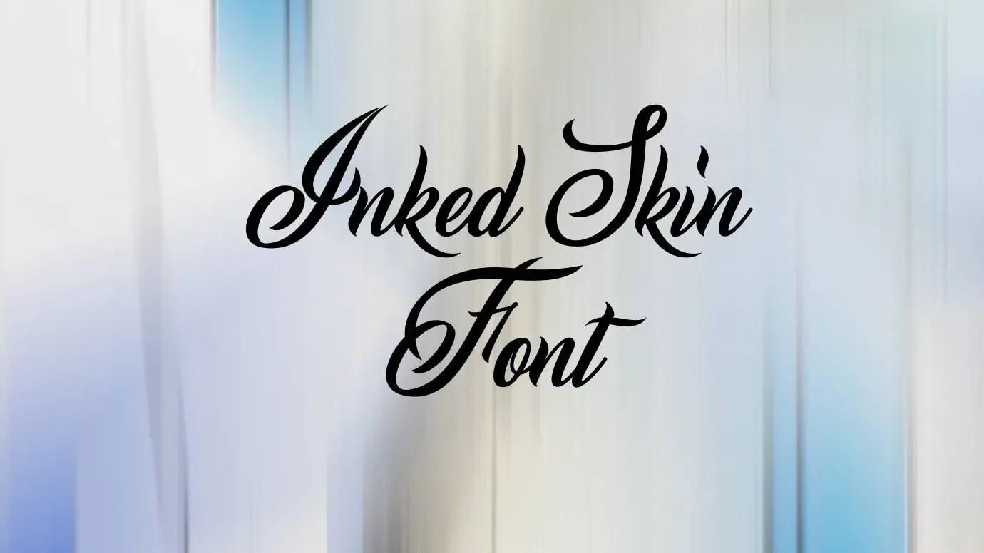 Inked Skin Font