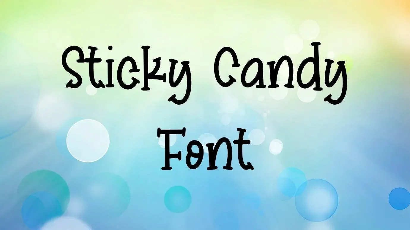 Sticky Candy Font