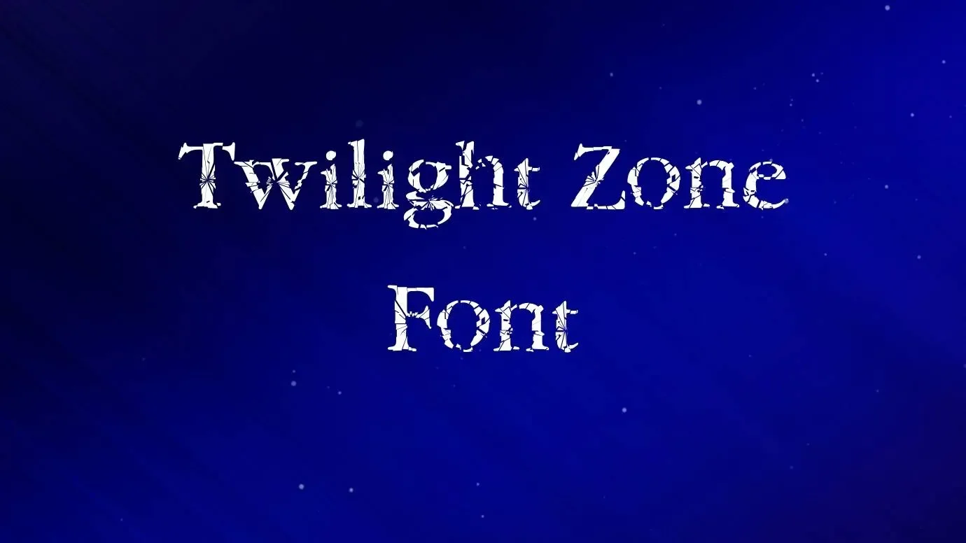 Twilight Zone Font