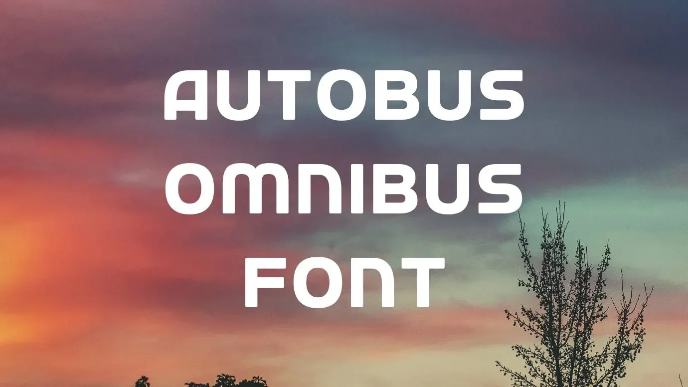 Autobus Omnibus Font